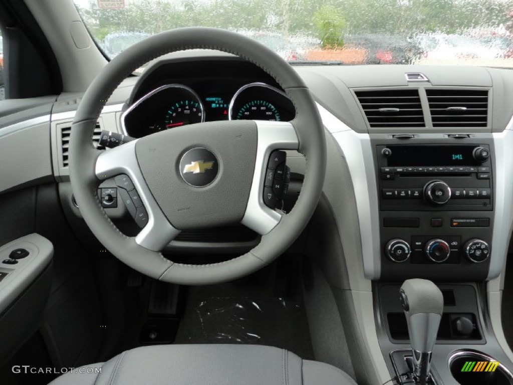 2012 Chevrolet Traverse LS AWD Dark Gray/Light Gray Dashboard Photo #53026208