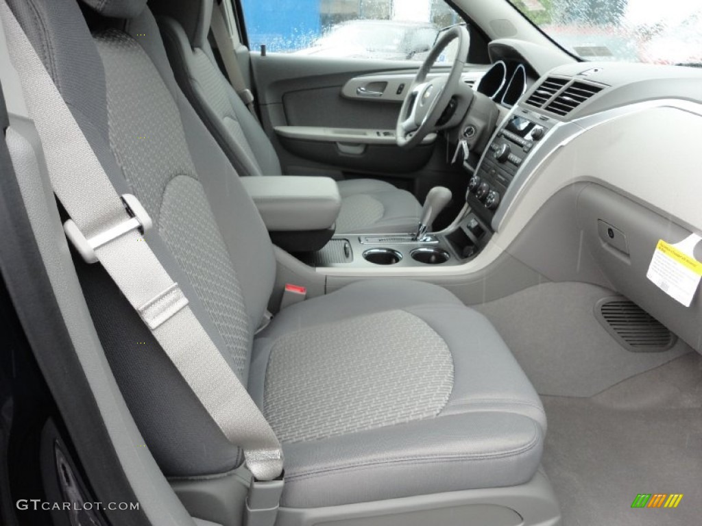 Dark Gray/Light Gray Interior 2012 Chevrolet Traverse LS AWD Photo #53026268