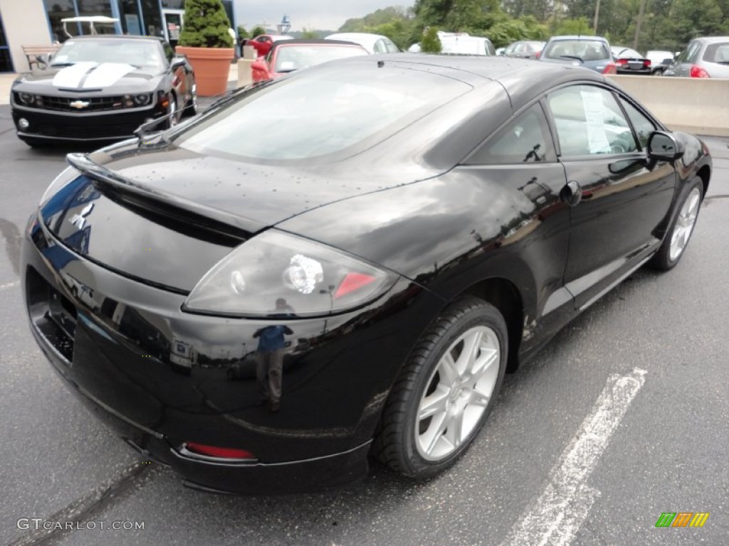 2008 Eclipse GT Coupe - Kalapana Black / Dark Charcoal photo #7