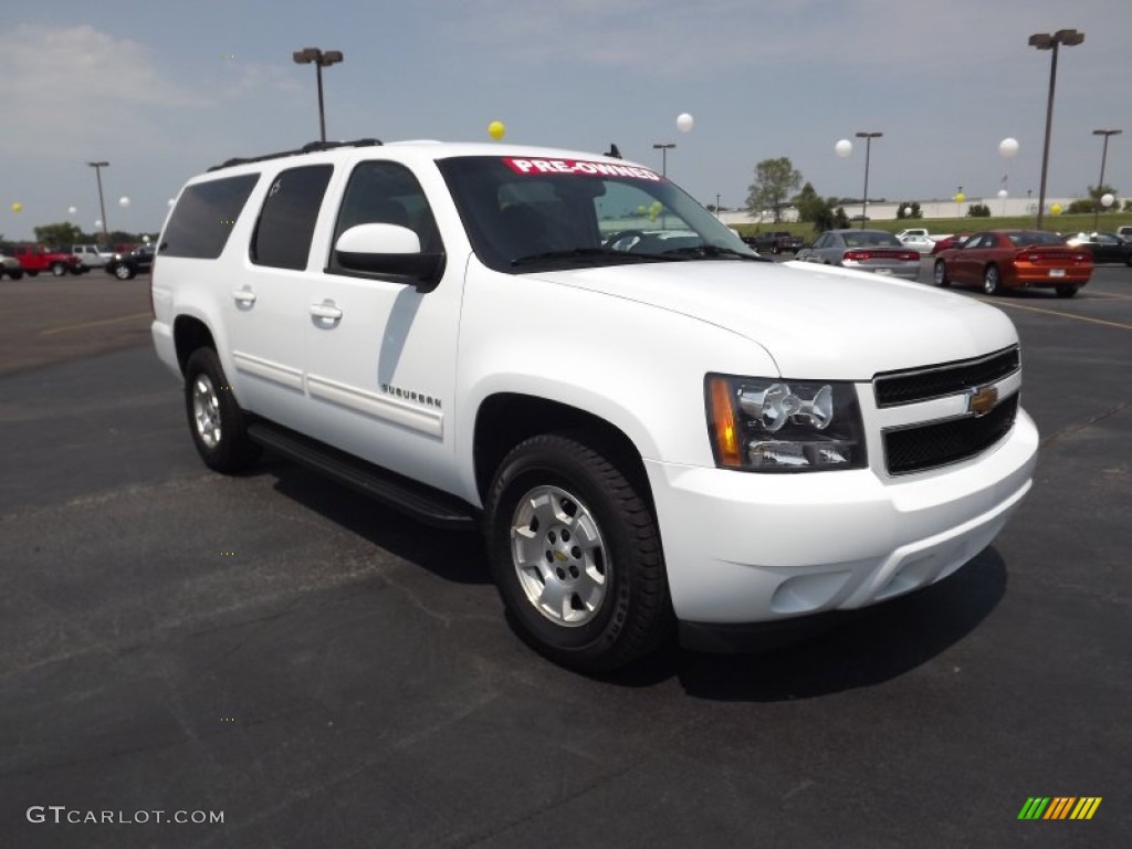 2011 Suburban LS 4x4 - Summit White / Ebony photo #3