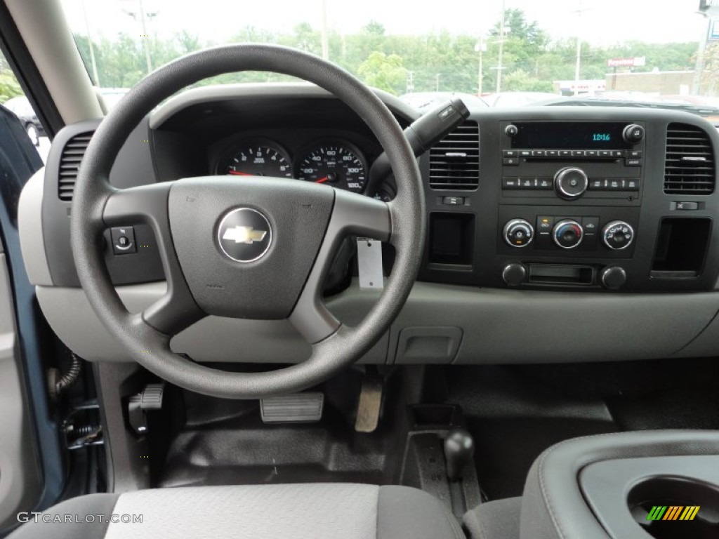 2008 Silverado 1500 LS Extended Cab 4x4 - Blue Granite Metallic / Dark Titanium photo #12