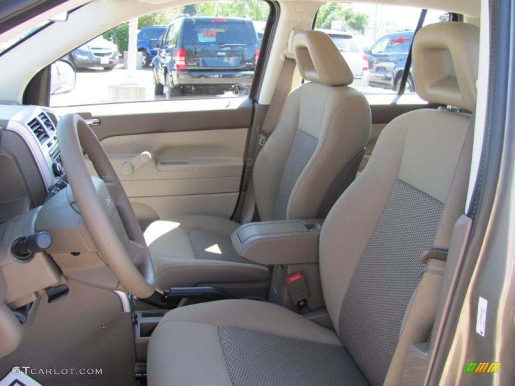 Pastel Pebble Beige Interior 2008 Jeep Compass Sport Photo #53029595