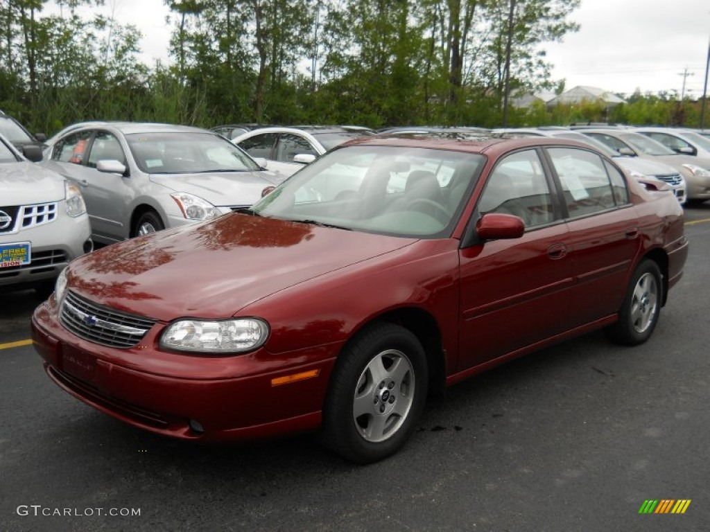 2002 Malibu LS Sedan - Redfire Metallic / Neutral photo #1