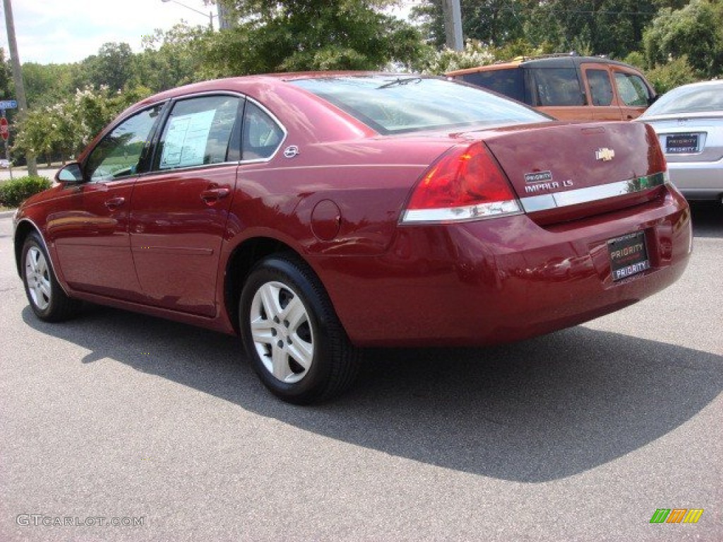 2006 Impala LS - Sport Red Metallic / Gray photo #3