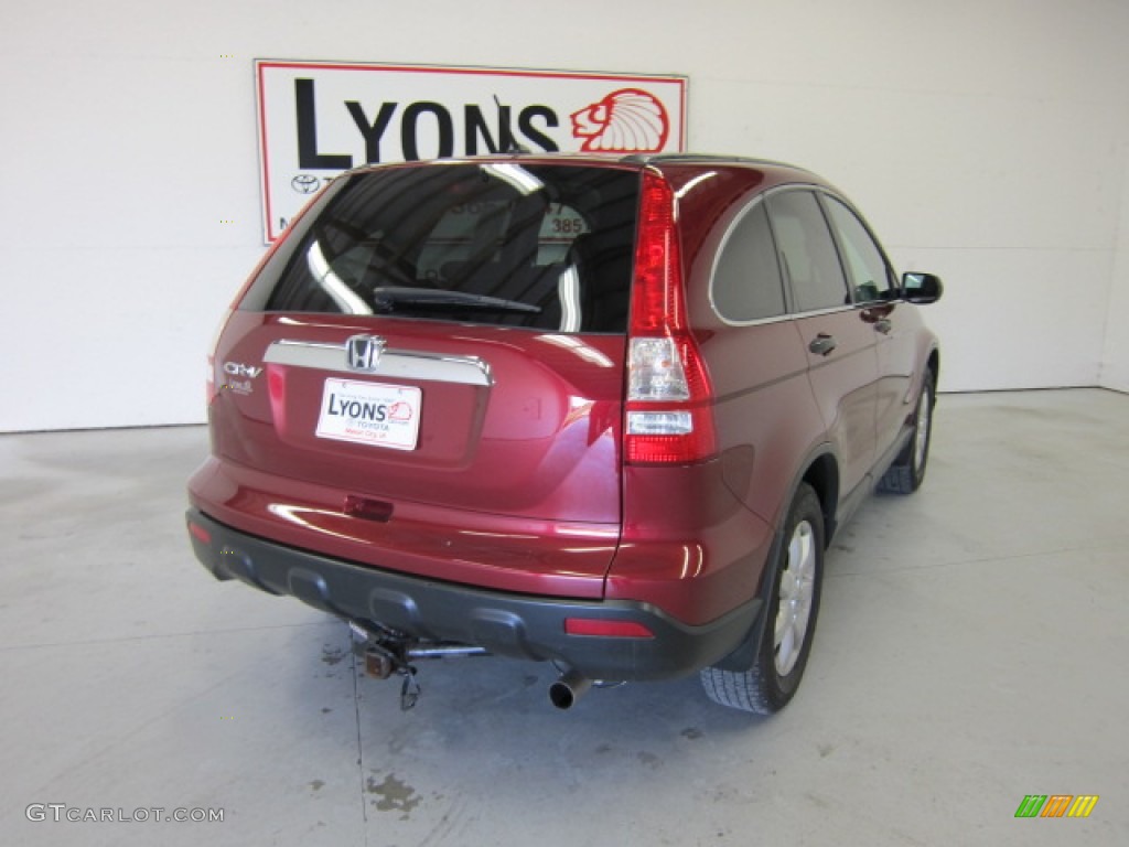 2008 CR-V EX 4WD - Tango Red Pearl / Gray photo #19