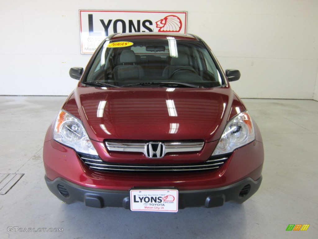 2008 CR-V EX 4WD - Tango Red Pearl / Gray photo #29