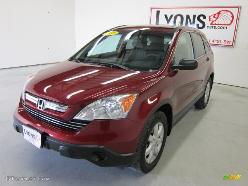 2008 CR-V EX 4WD - Tango Red Pearl / Gray photo #30