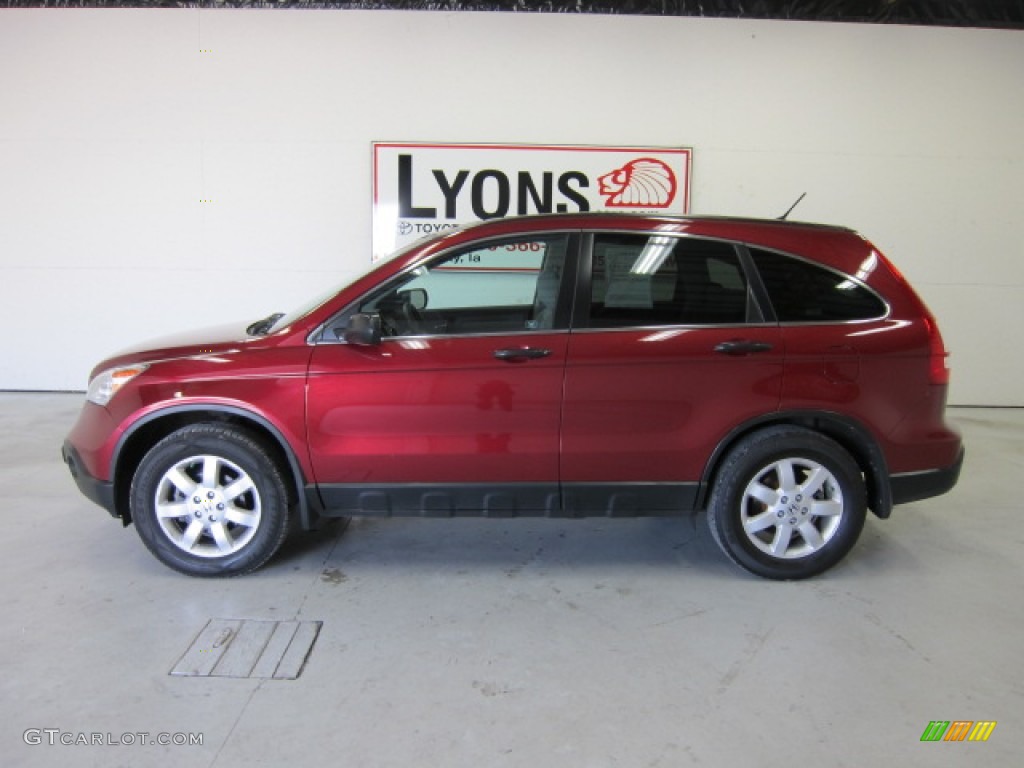 2008 CR-V EX 4WD - Tango Red Pearl / Gray photo #34