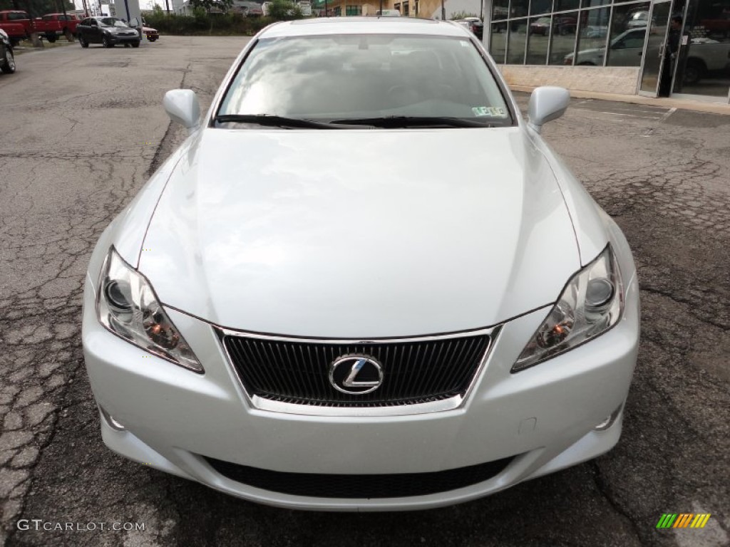 2008 IS 250 AWD - Starfire White Pearl / Black photo #2