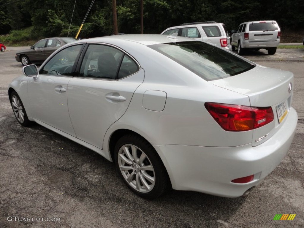 2008 IS 250 AWD - Starfire White Pearl / Black photo #4