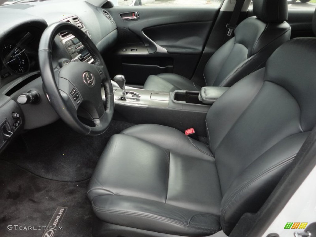 2008 IS 250 AWD - Starfire White Pearl / Black photo #8