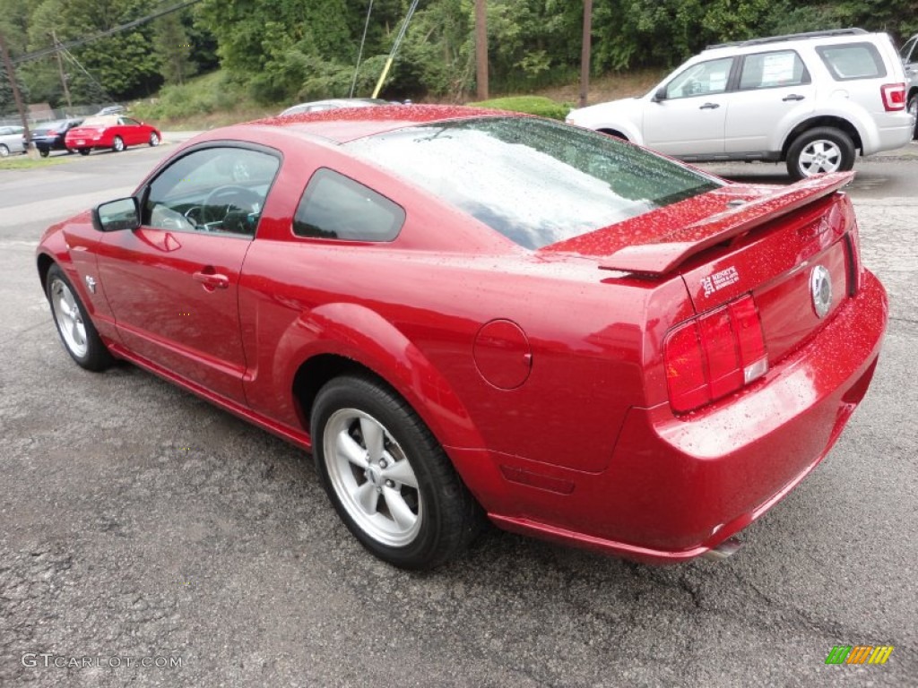Dark Candy Apple Red 2009 Ford Mustang GT Premium Coupe Exterior Photo #53031407