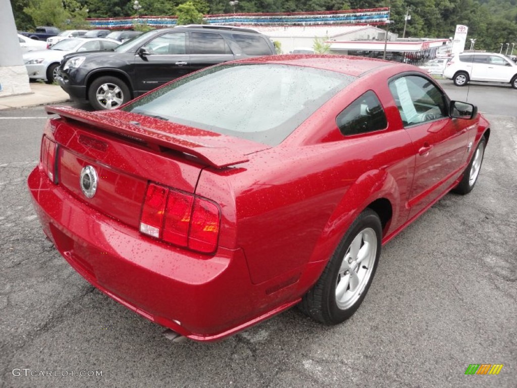 Dark Candy Apple Red 2009 Ford Mustang GT Premium Coupe Exterior Photo #53031422
