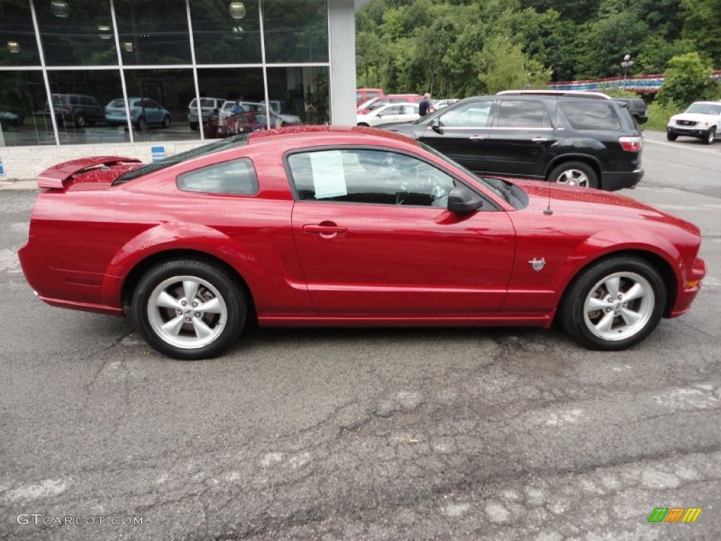 Dark Candy Apple Red 2009 Ford Mustang GT Premium Coupe Exterior Photo #53031452