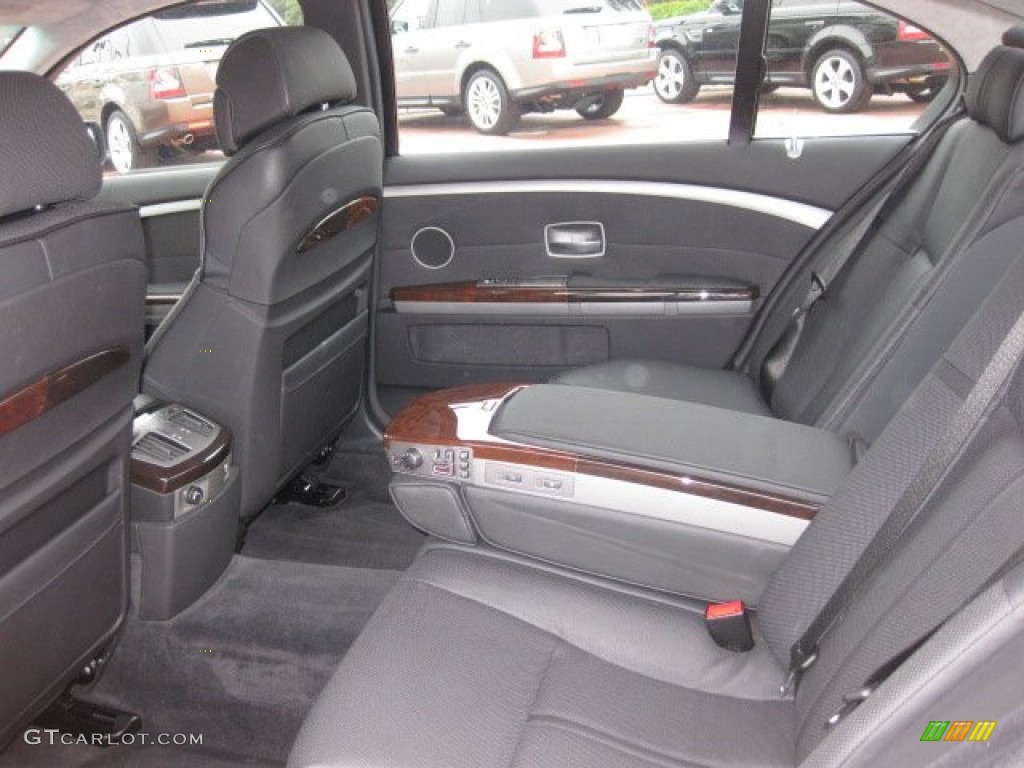 Black/Black Interior 2003 BMW 7 Series 760Li Sedan Photo #53031641