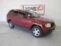 2007 Red Rock Crystal Pearl Jeep Grand Cherokee Laredo 4x4  photo #22