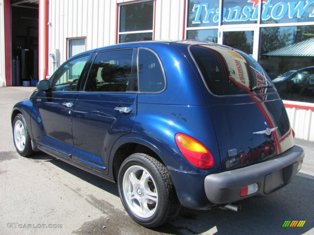 2002 PT Cruiser Limited - Patriot Blue Pearlcoat / Taupe photo #2