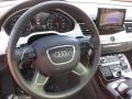 Velvet Beige Steering Wheel Photo for 2011 Audi A8 #53032244