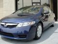 2009 Royal Blue Pearl Honda Civic DX Sedan  photo #4