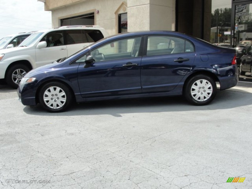 Royal Blue Pearl 2009 Honda Civic DX Sedan Exterior Photo #53032754