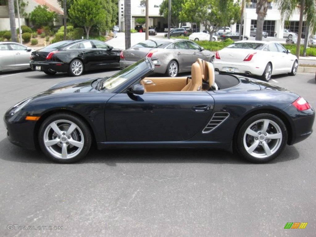 Midnight Blue Metallic 2008 Porsche Boxster Standard Boxster Model Exterior Photo #53032904