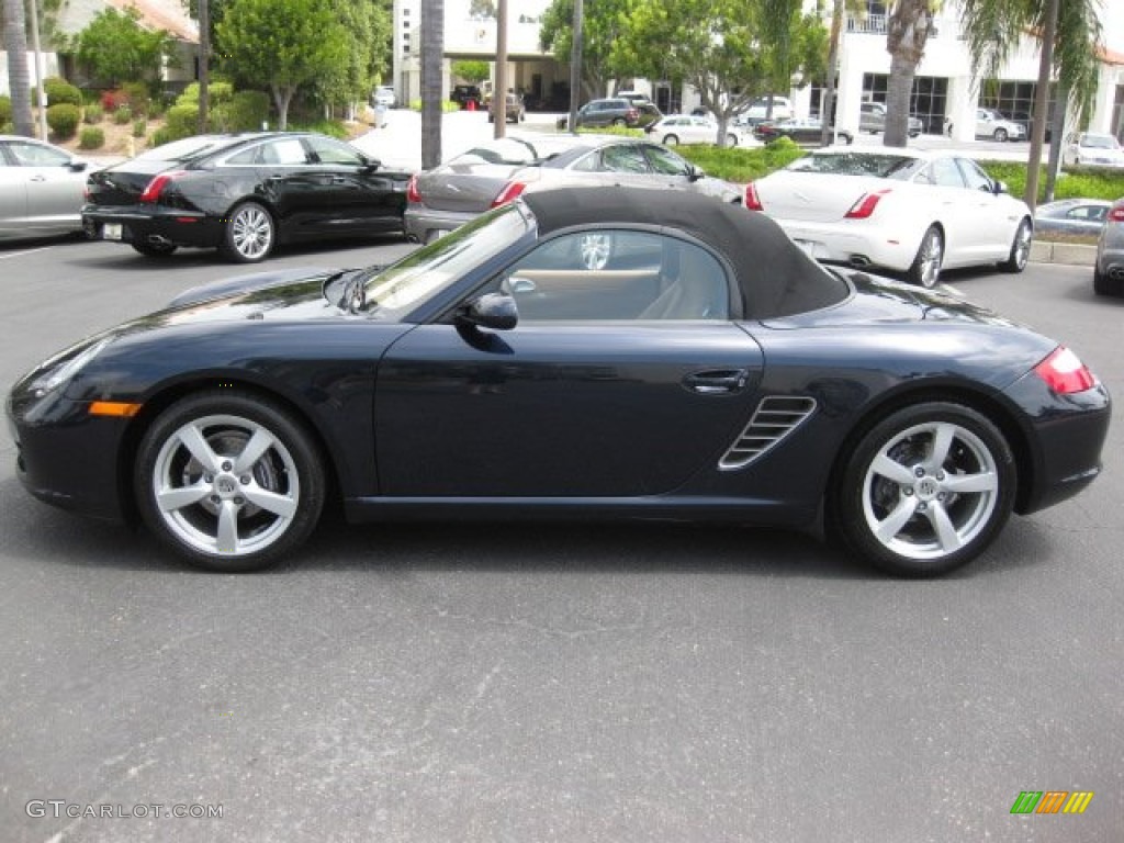 Midnight Blue Metallic 2008 Porsche Boxster Standard Boxster Model Exterior Photo #53032922