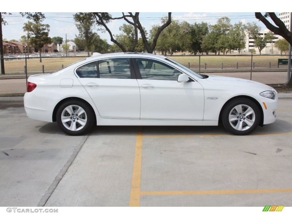 2011 5 Series 528i Sedan - Alpine White / Everest Gray photo #6