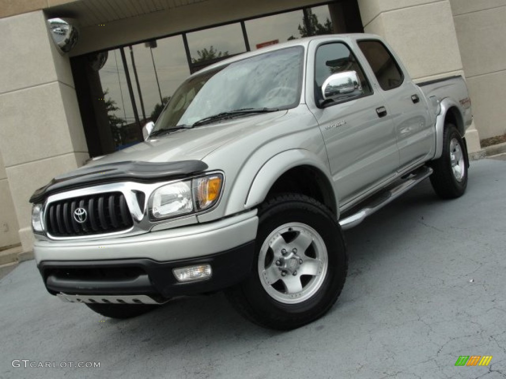 2004 Tacoma V6 TRD Double Cab 4x4 - Lunar Mist Metallic / Charcoal photo #1