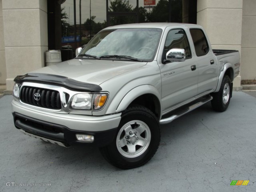 2004 Tacoma V6 TRD Double Cab 4x4 - Lunar Mist Metallic / Charcoal photo #2