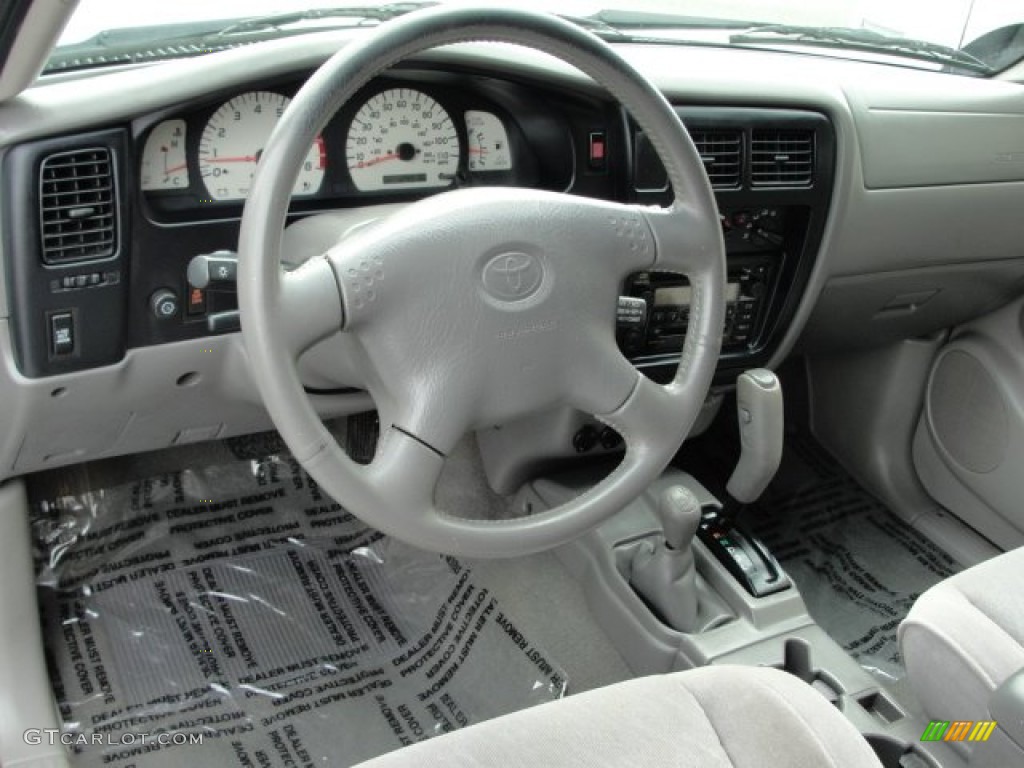 2004 Tacoma V6 TRD Double Cab 4x4 - Lunar Mist Metallic / Charcoal photo #10