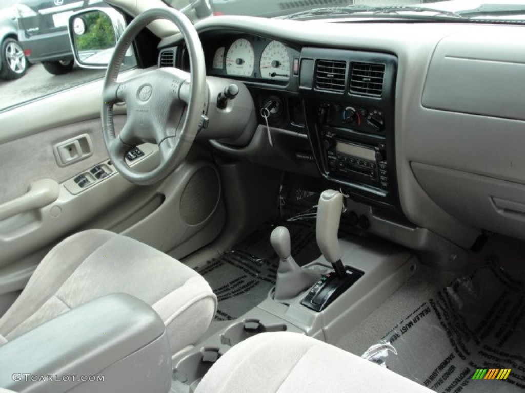 2004 Tacoma V6 TRD Double Cab 4x4 - Lunar Mist Metallic / Charcoal photo #11
