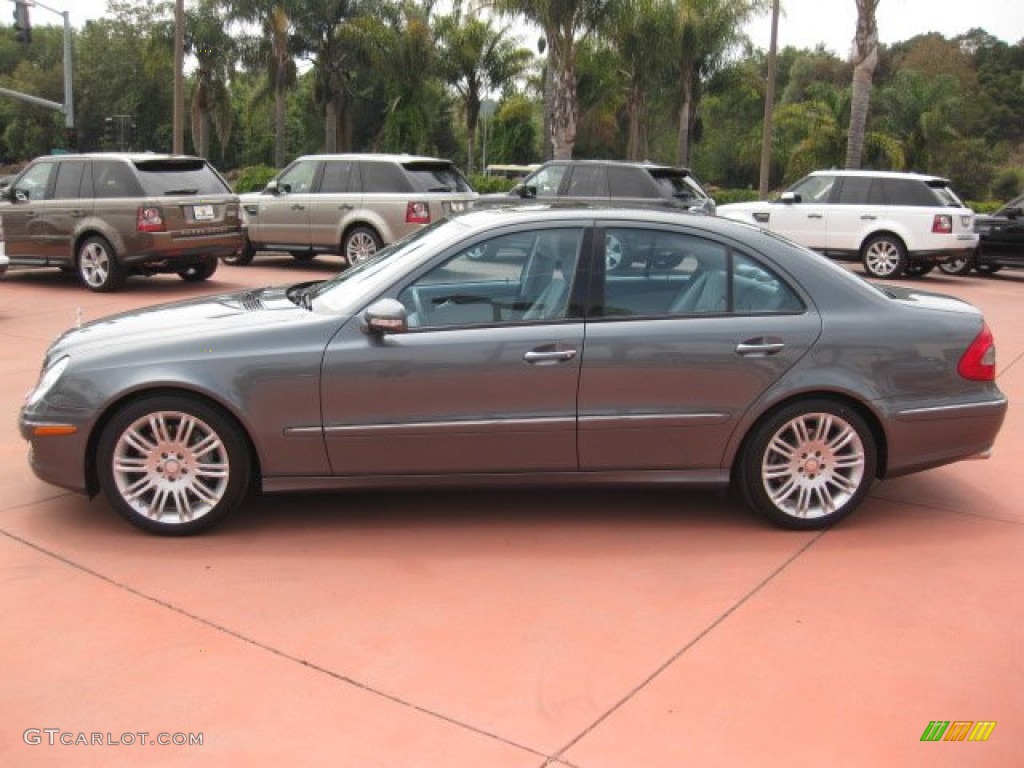 2008 E 350 Sedan - Flint Grey Metallic / Ash photo #3
