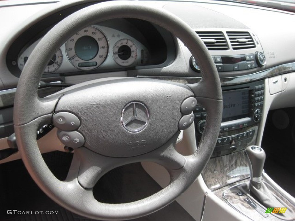 2008 E 350 Sedan - Flint Grey Metallic / Ash photo #9