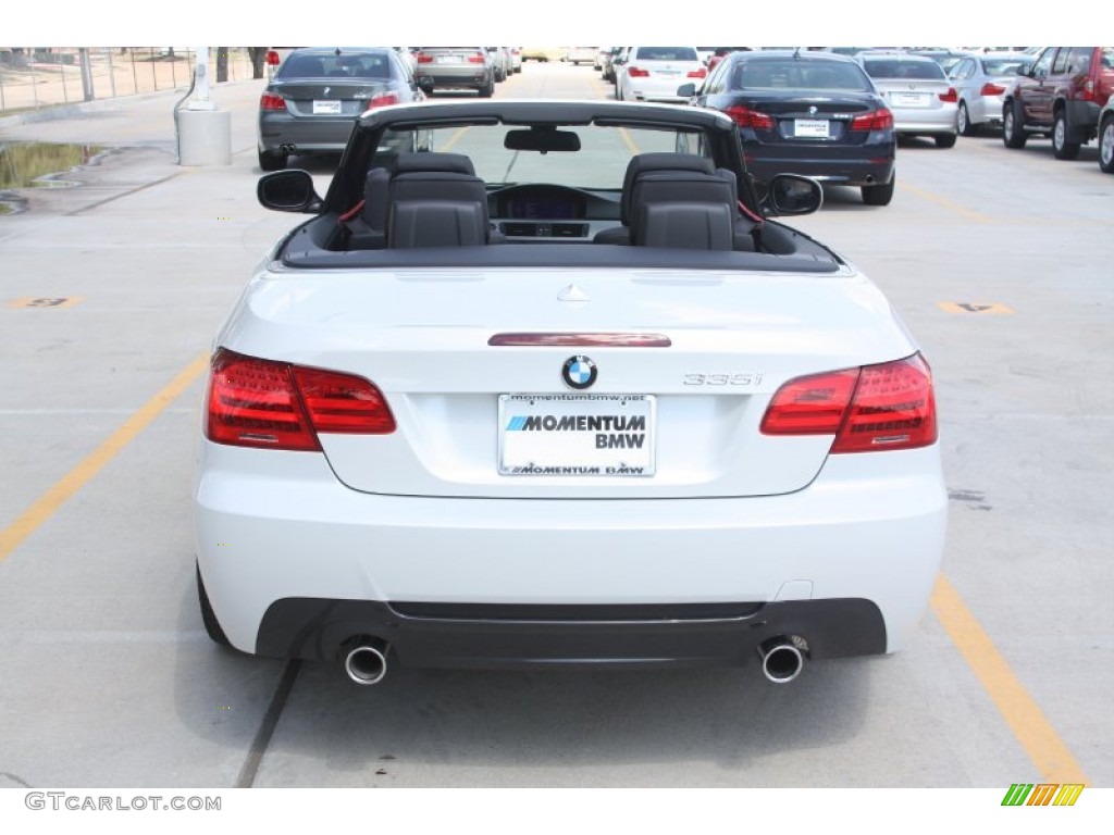 2011 3 Series 335i Convertible - Mineral White Metallic / Black Dakota Leather photo #3