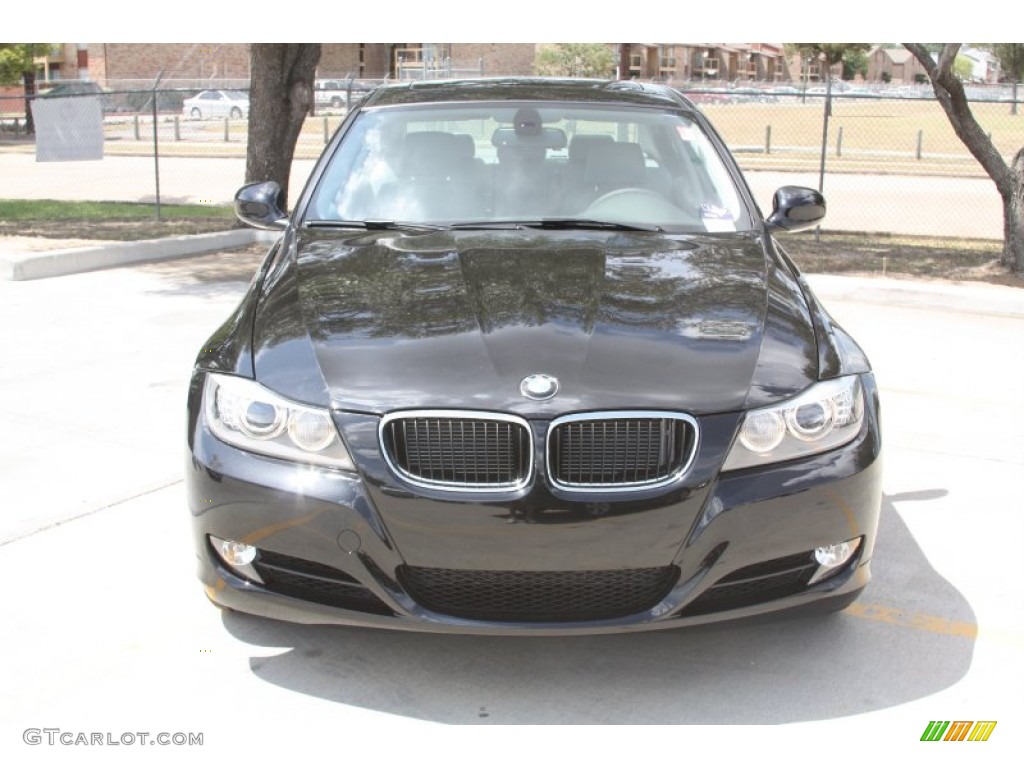 2011 3 Series 328i Sedan - Black Sapphire Metallic / Gray Dakota Leather photo #2