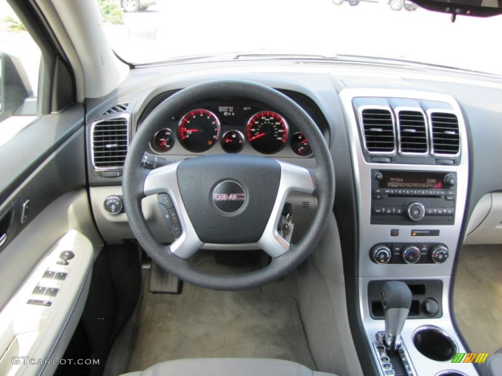 2009 Acadia SLE - Silver Green Metallic / Light Titanium photo #20