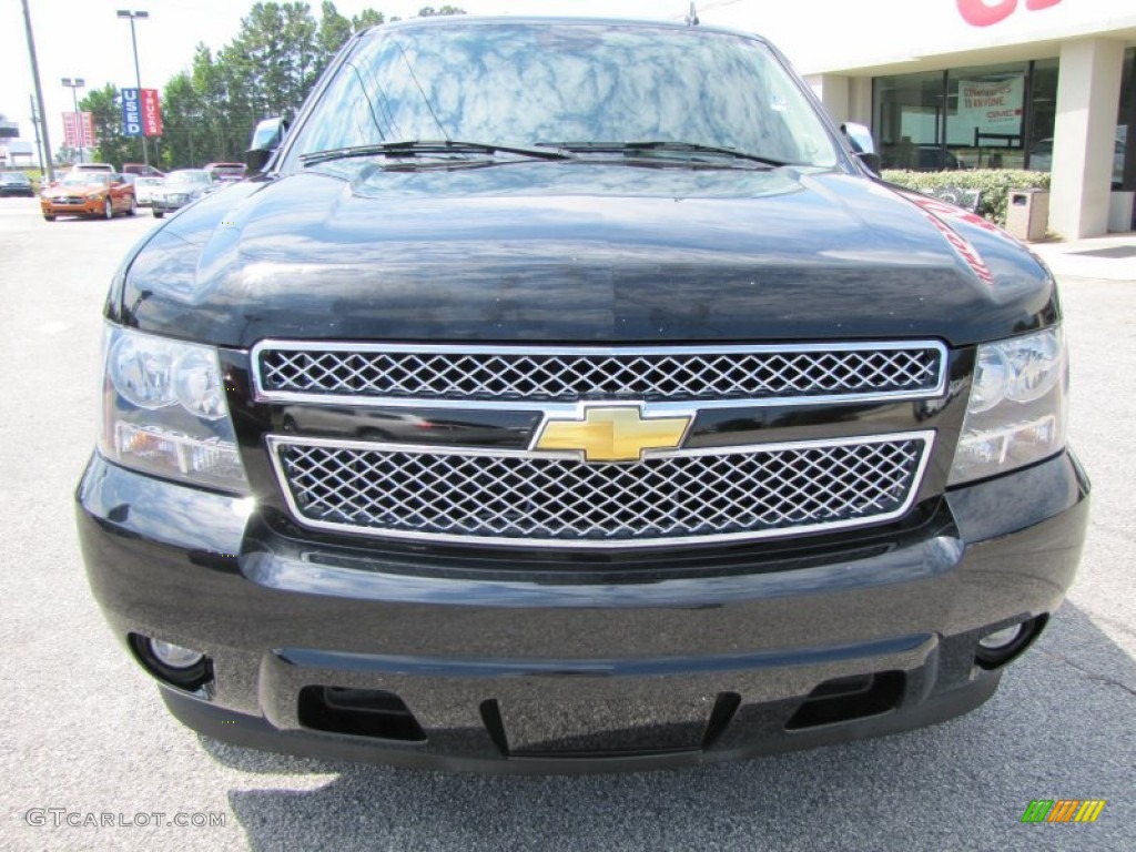 2008 Suburban 1500 LTZ - Black / Ebony photo #2