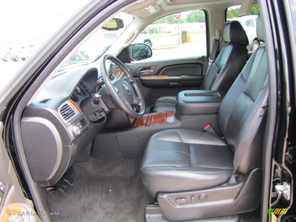 Ebony Interior 2008 Chevrolet Suburban 1500 LTZ Photo #53035454