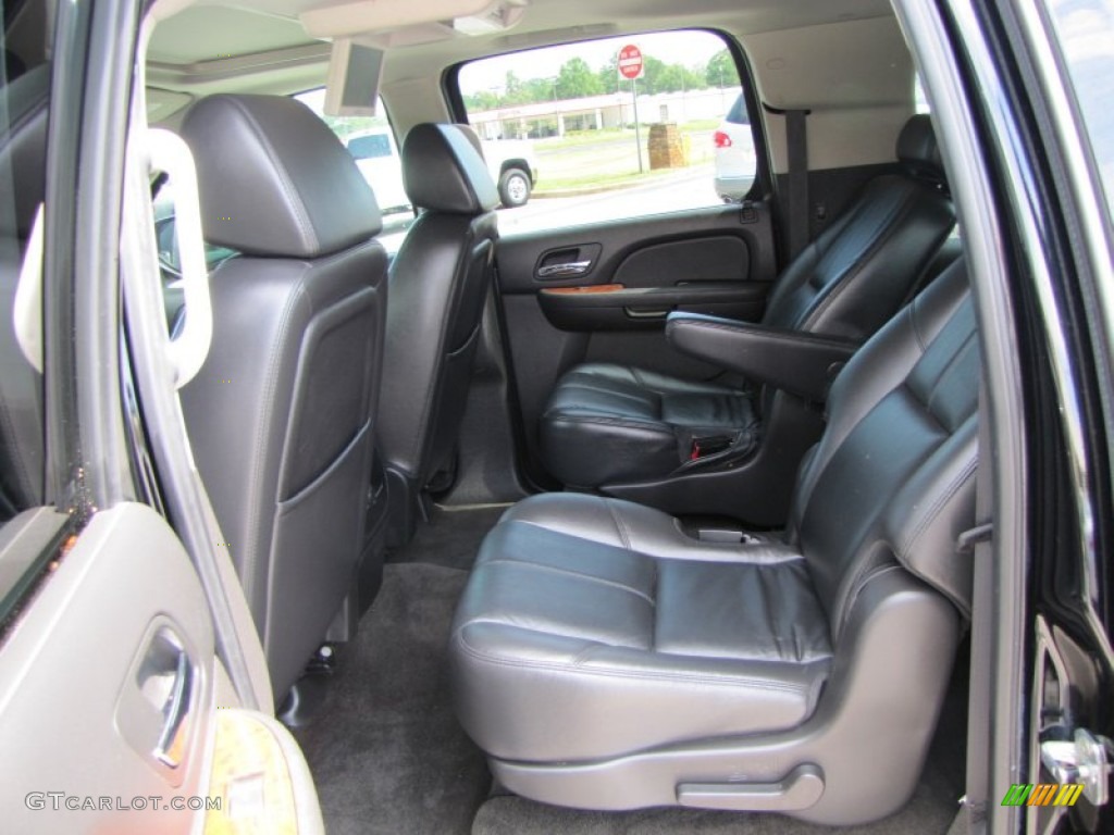 Ebony Interior 2008 Chevrolet Suburban 1500 LTZ Photo #53035496