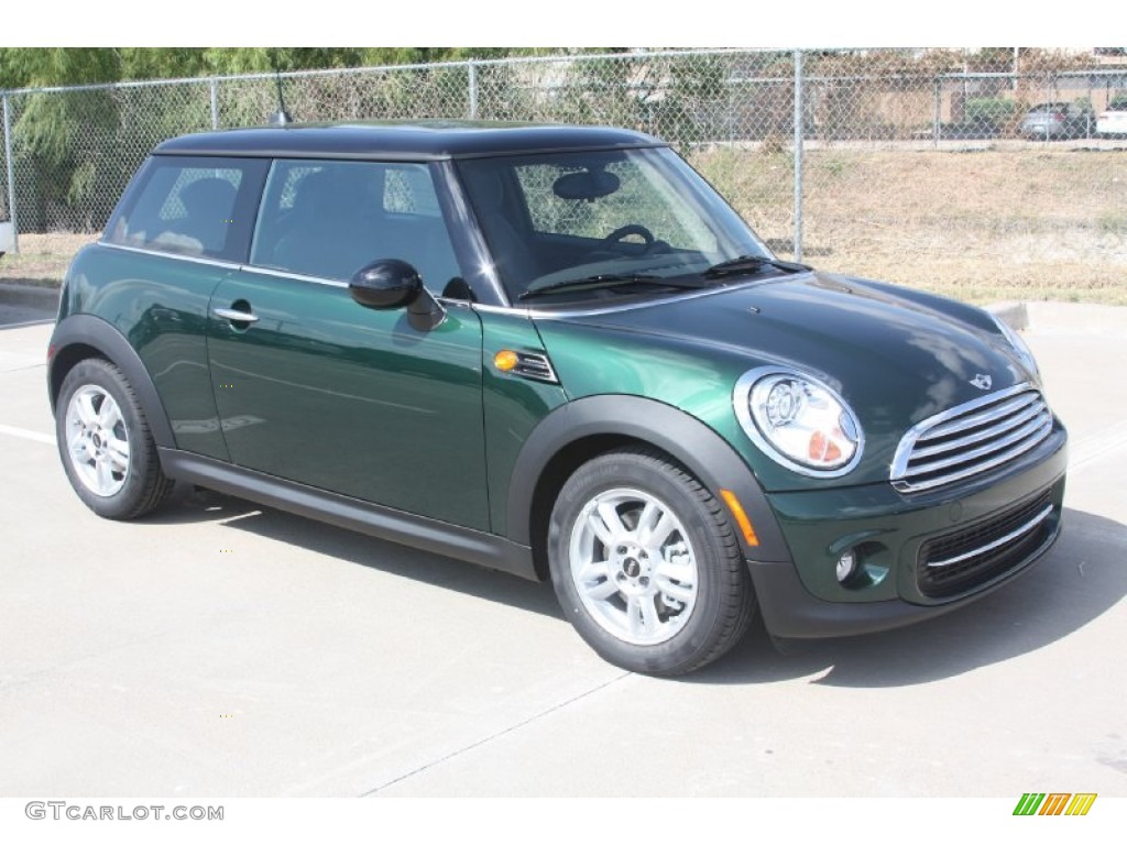British Racing Green II Metallic 2012 Mini Cooper Hardtop Exterior Photo #53035529