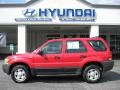 Bright Red 2002 Ford Escape XLS V6