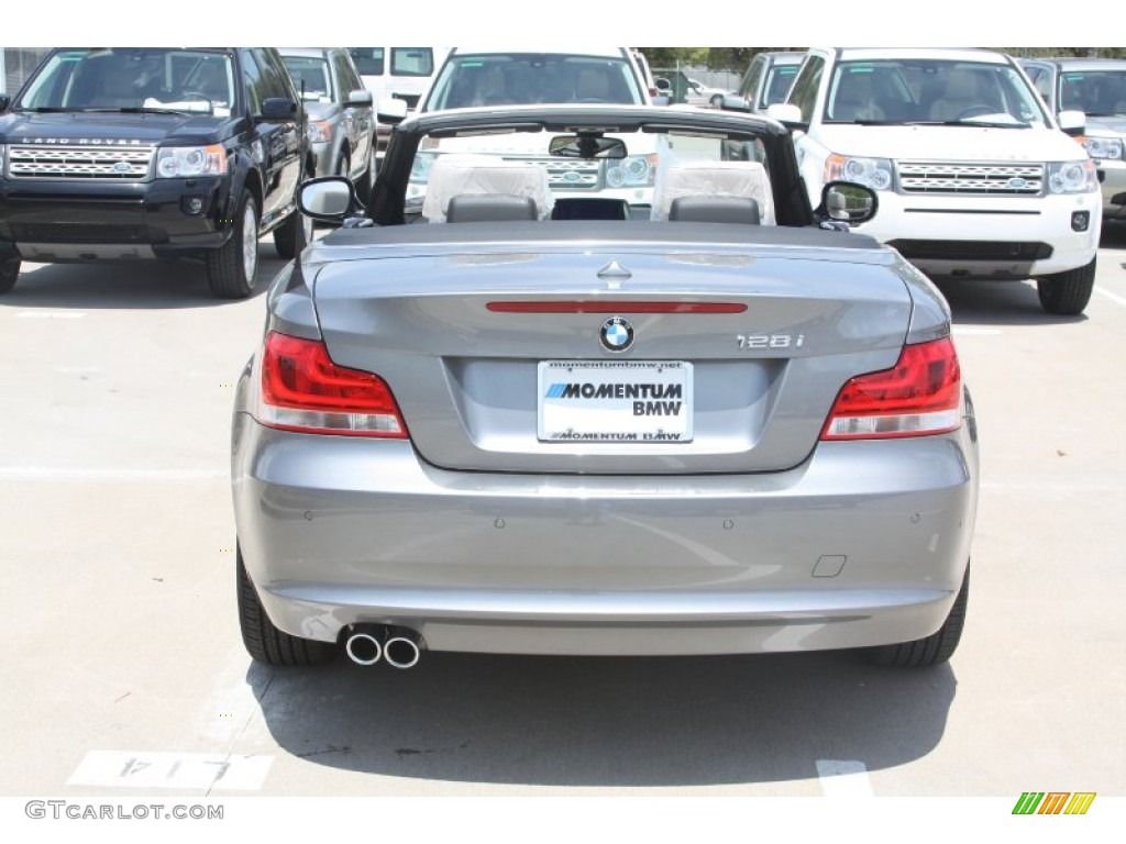 2012 1 Series 128i Convertible - Space Grey Metallic / Oyster photo #3