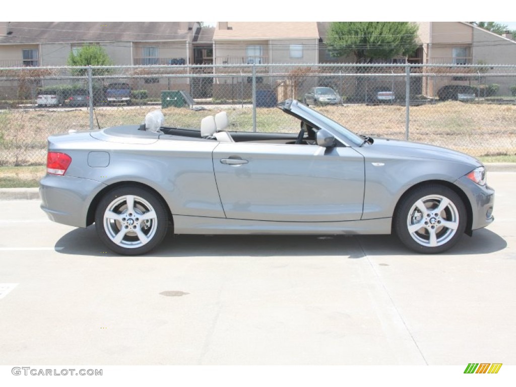 2012 1 Series 128i Convertible - Space Grey Metallic / Oyster photo #6