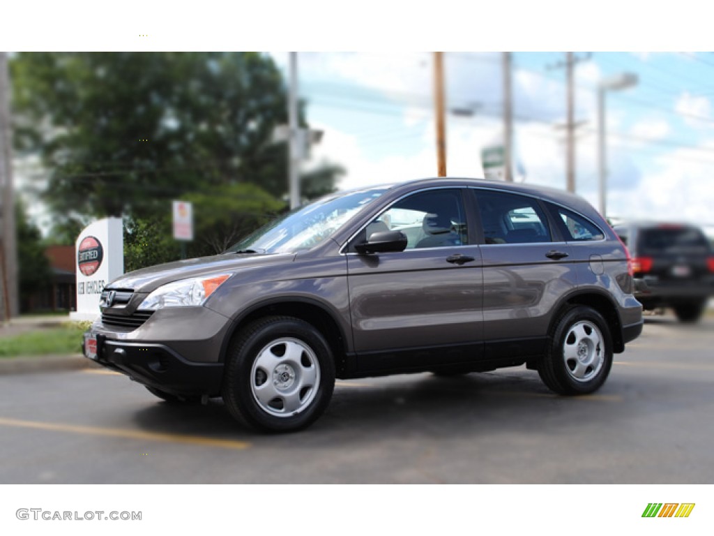 2009 CR-V LX - Urban Titanium Metallic / Gray photo #9