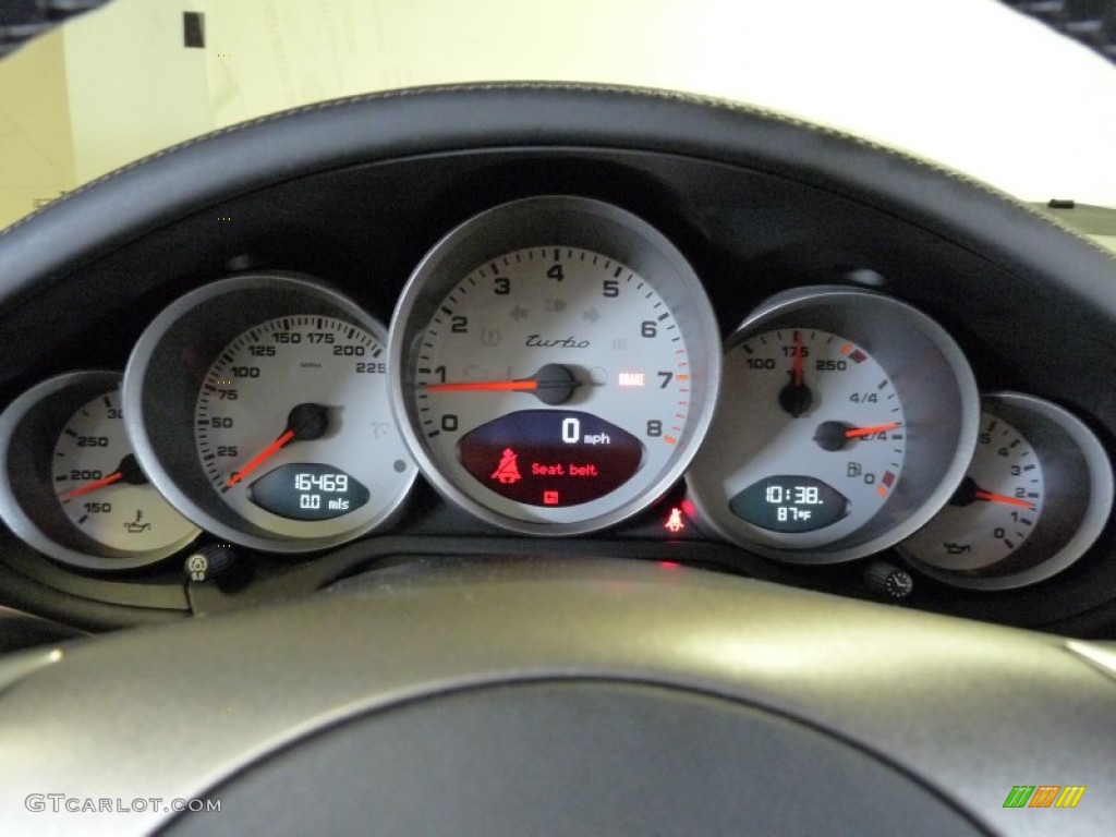 2008 911 Turbo Coupe - Meteor Grey Metallic / Terracotta photo #25