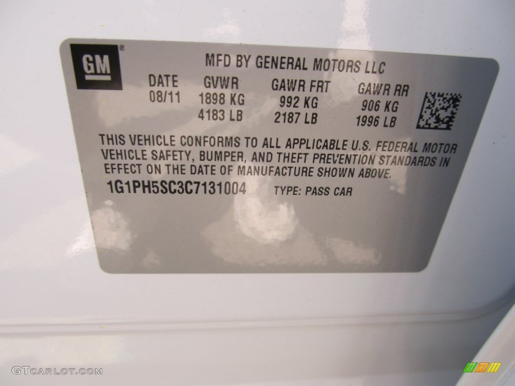 2012 Cruze LTZ/RS - Summit White / Jet Black photo #14