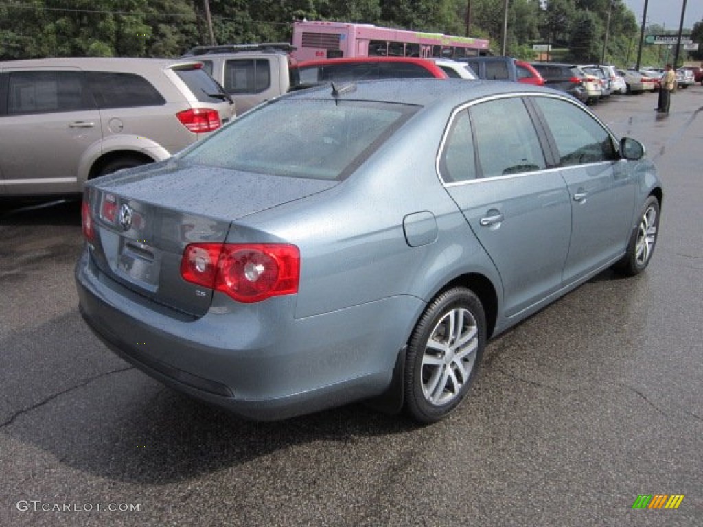 2006 Jetta 2.5 Sedan - North Sea Green Metallic / Grey photo #5