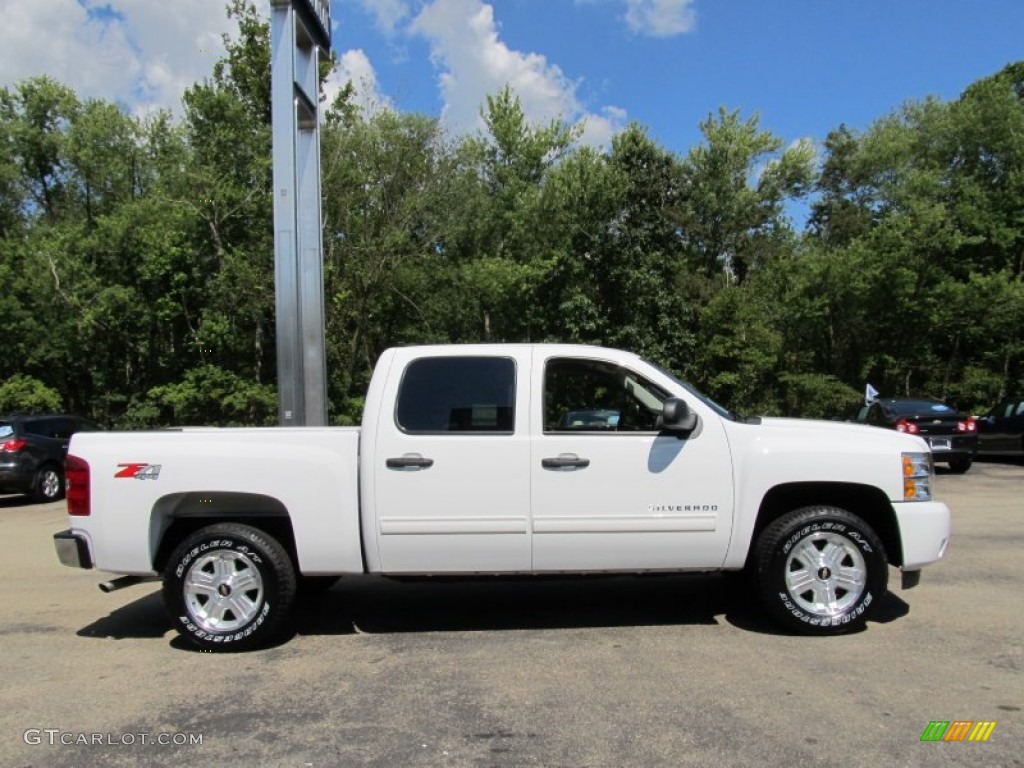 2011 Silverado 1500 LT Crew Cab 4x4 - Summit White / Ebony photo #4