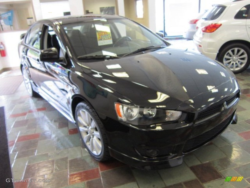 2008 Lancer GTS - Black / Black photo #1