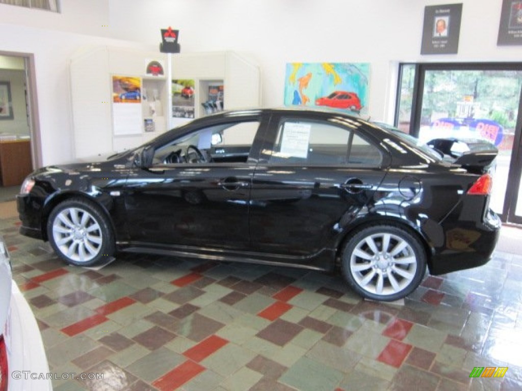 2008 Lancer GTS - Black / Black photo #4